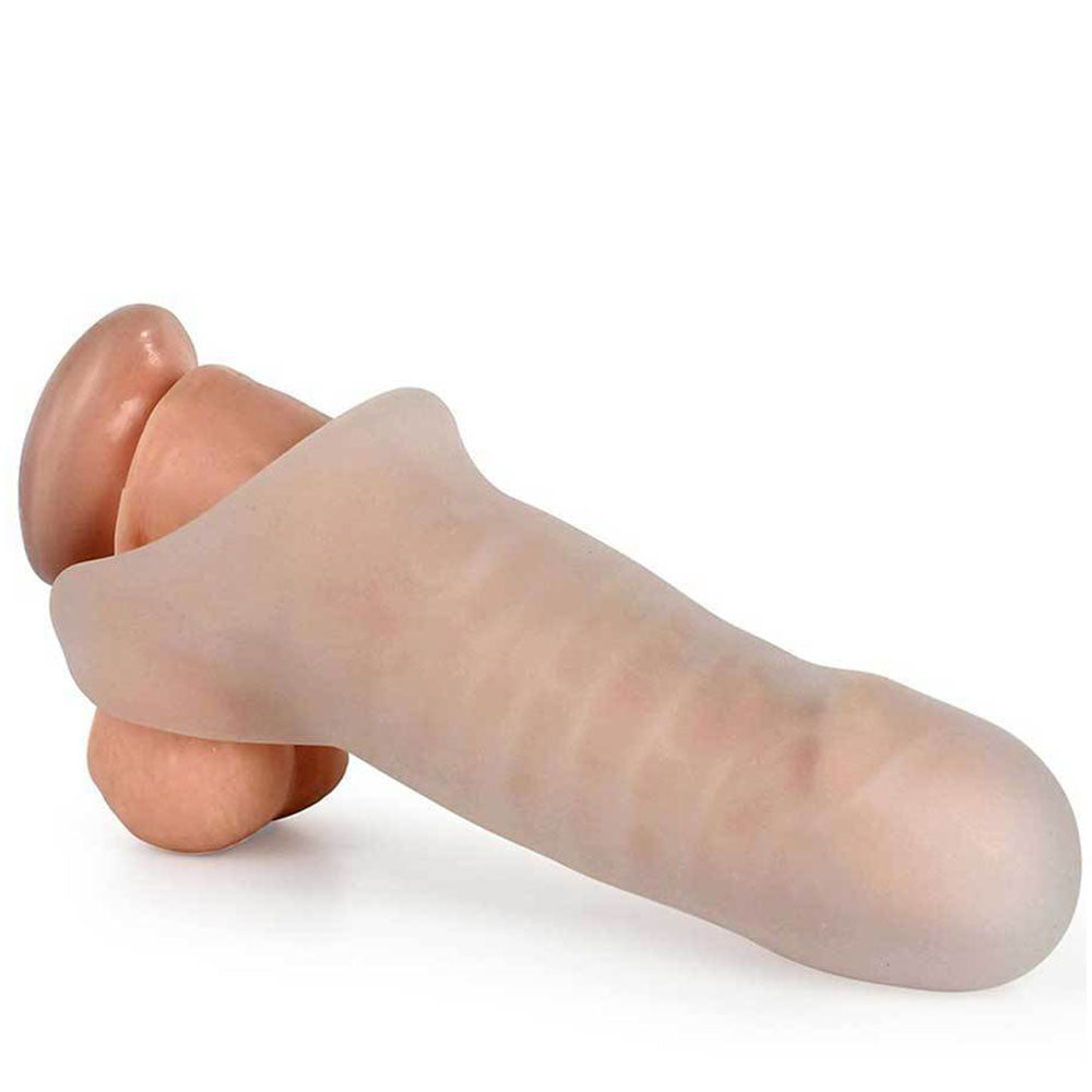 7 Inch Thick Man Real Feel Penis Sheath Cock Sleeve Lynk 7 Inch Thick Man Real Feel Penis Sheath Cock Sleeve Lynk