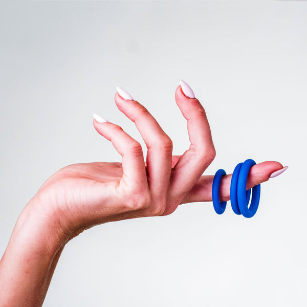 Lynk Pleasure Cock Ring LOOP · Silicone Constriction Ring Set