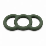 Lynk Pleasure Cock Ring Size 2 (0.75 in) VenoLock 6-Piece Silicone C-Ring Set