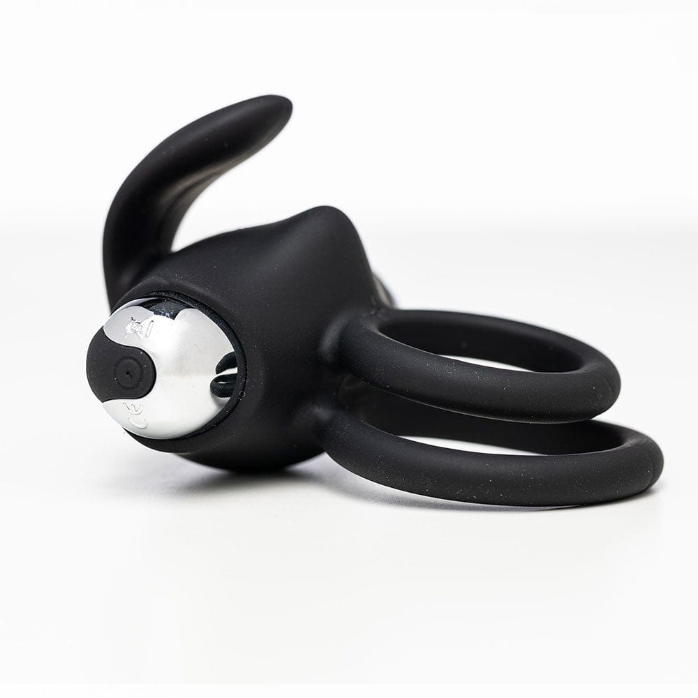 The Jackrabbit · Vibrating Dual Silicone C-Ring – Lynk