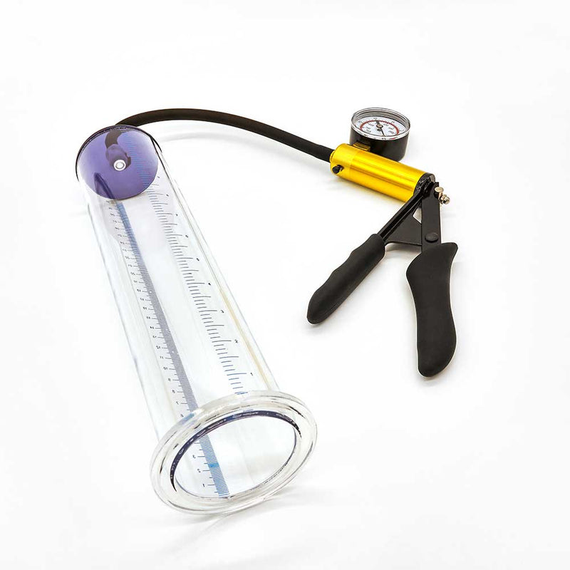 Lynk Pleasure Penis Pumps Endurance Pro 12 Inch Penis Pump + Air Gauge