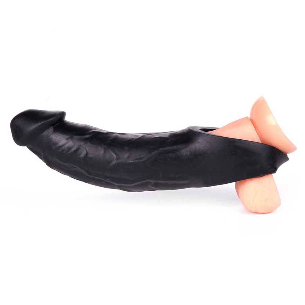 9 Inch Penis Sleeve Soft Silicone Extender Sheath – Lynk