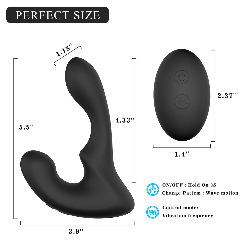 MOTUS Come Hither Vibrating Wave Motion Prostate Massager  Lynk